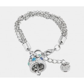 BRACCIALE IN METALLO CAMPANA PENDENTE