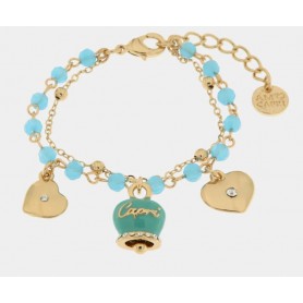 BRACCIALE IN METALLO CON CAMPANA