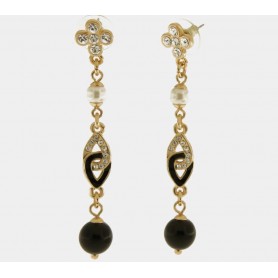 ORECCHINI IN METALLO CON CROCE