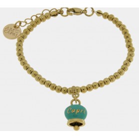 BRACCIALE IN ACCIAIO CON CAMPANELLA