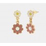 ORECCHINI IN METALLO CON MARGHERITE