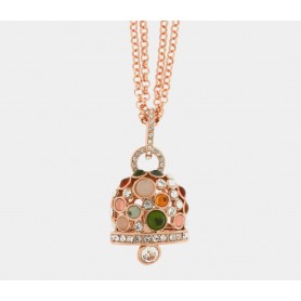 COLLANA IN METALLO CON GRANDE CAMPANA
