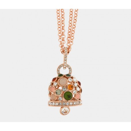 COLLANA IN METALLO CON GRANDE CAMPANA