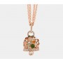 COLLANA IN METALLO CON GRANDE CAMPANA