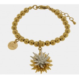 BRACCIALE IN METALLO DI PERLINE