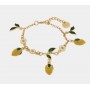 BRACCIALE IN METALLO CON LIMONI