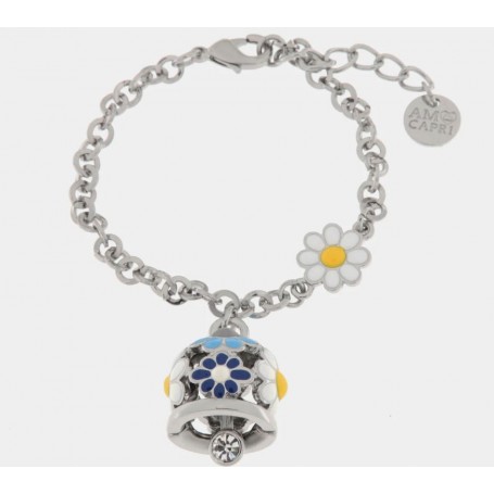 BRACCIALE IN METALLO CON CAMPANELLA