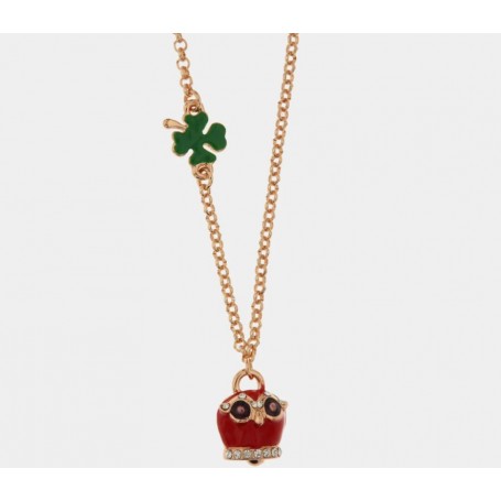 COLLANA IN METALLO CON QUADRIFOGLIO