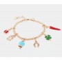 BRACCIALE IN METALLO CON CORNO