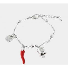 BRACCIALE IN METALLO CON CAMPANELLA