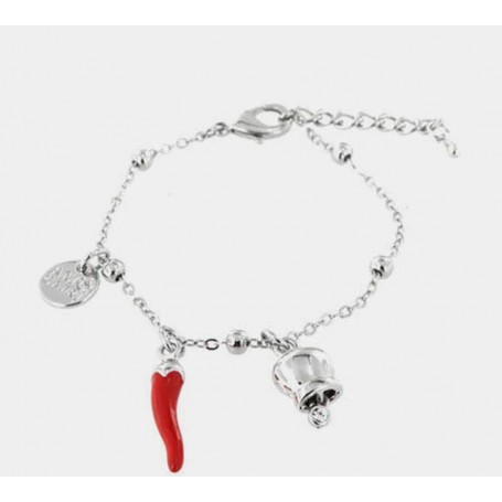 BRACCIALE IN METALLO CON CAMPANELLA