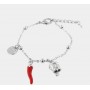 BRACCIALE IN METALLO CON CAMPANELLA