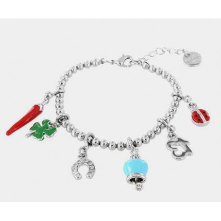 BRACCIALE IN METALLO CON CORNO