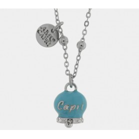 COLLANA IN ACCIAIO CON CAMPANELLA