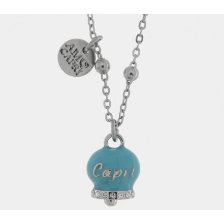 COLLANA IN ACCIAIO CON CAMPANELLA
