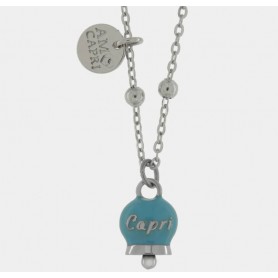 COLLANA IN ACCIAIO CON CAMPANELLA