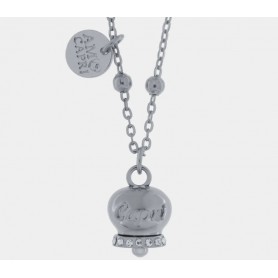 COLLANA IN ACCIAIO CON CAMPANELLA