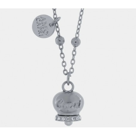 COLLANA IN ACCIAIO CON CAMPANELLA