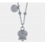 COLLANA IN ACCIAIO CON CAMPANELLA