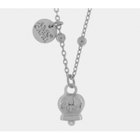 COLLANA IN ACCIAIO CON CAMPANELLA