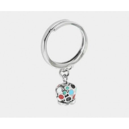 ANELLO IN METALLO CON CAMPANELLA