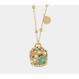 COLLANA IN METALLO CON CAMPANA