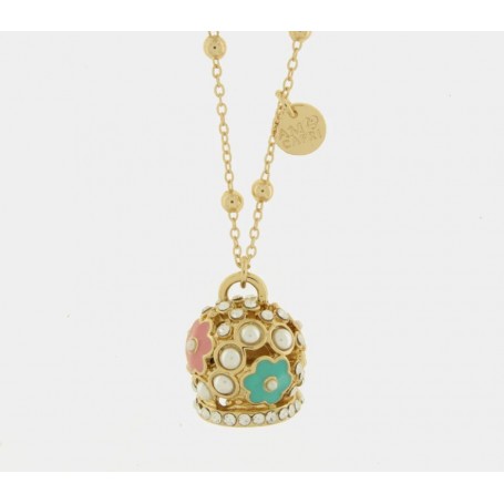 COLLANA IN METALLO CON CAMPANA