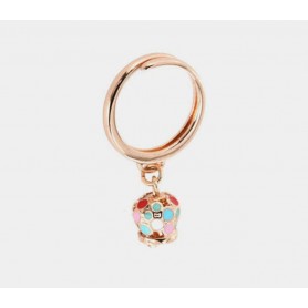 ANELLO IN METALLO CAMPANELLA PENDENTE