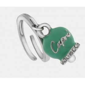 ANELLO IN METALLO CON CAMPANELLA