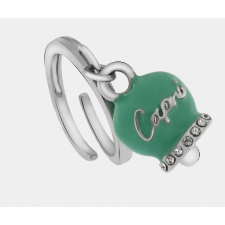ANELLO IN METALLO CON CAMPANELLA