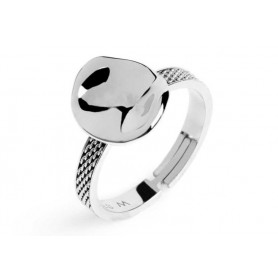 ANELLO CON BOTTONE MARTELLATO