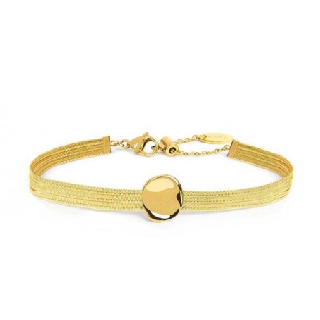 BRACCIALE CATENA SNAKE PIATTA MULTIFILO