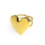 ANELLO DOPPIA FASCIA CON CUORE