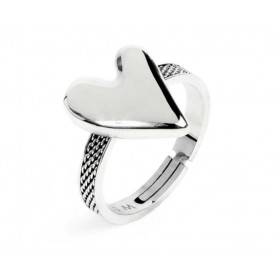 ANELLO CON CUORE IRREGOLARE