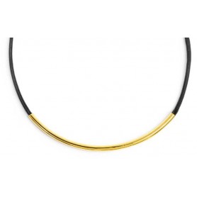 COLLANA CORDINO CERATO NERO