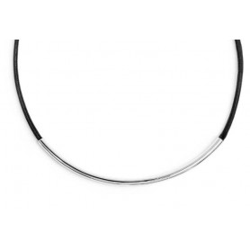 COLLANA CORDINO CERATO NERO