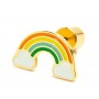 ORECCHINO A LOBO ARCOBALENO