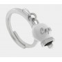 ANELLO IN ACCIAIO CON CAMPANELLA
