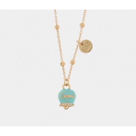 COLLANA IN METALLO CON CAMPANELLA