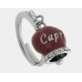 ANELLO IN ACCIAIO CON CAMPANELLA