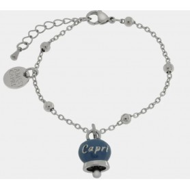 BRACCIALE IN ACCIAIO CON CAMPANELLA