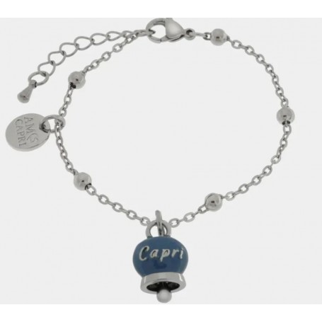 BRACCIALE IN ACCIAIO CON CAMPANELLA