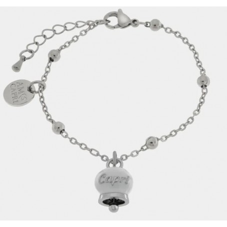 BRACCIALE IN ACCIAIO CON CAMPANELLA