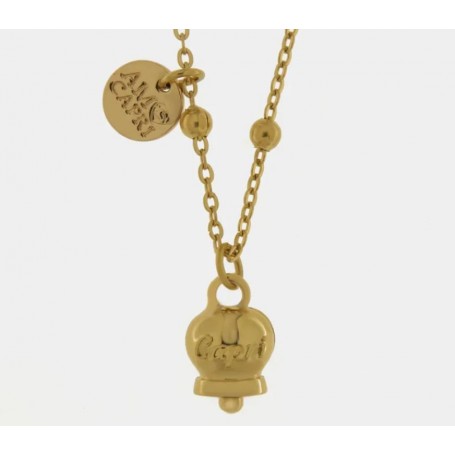 COLLANA IN ACCIAIO CON CAMPANELLA