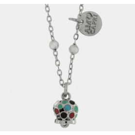 COLLANA IN ACCIAIO CON CAMPANELLA