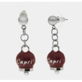 ORECCHINI IN ACCIAIO CON CAMPANELLA