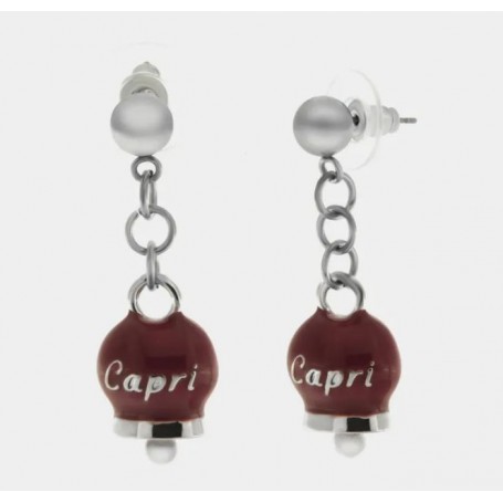 ORECCHINI IN ACCIAIO CON CAMPANELLA