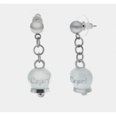 ORECCHINI IN ACCIAIO CON CAMPANELLA