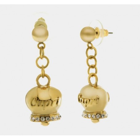 ORECCHINI IN ACCIAIO CON CAMPANELLA