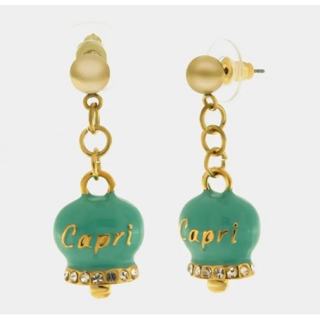 ORECCHINI IN ACCIAIO CON CAMPANELLA